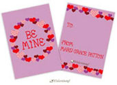 Valentine's Day Exchange Cards by Little Lamb Designs (Hearts)